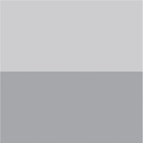 A square whose top half is light gray and whose bottom half is dark gray.